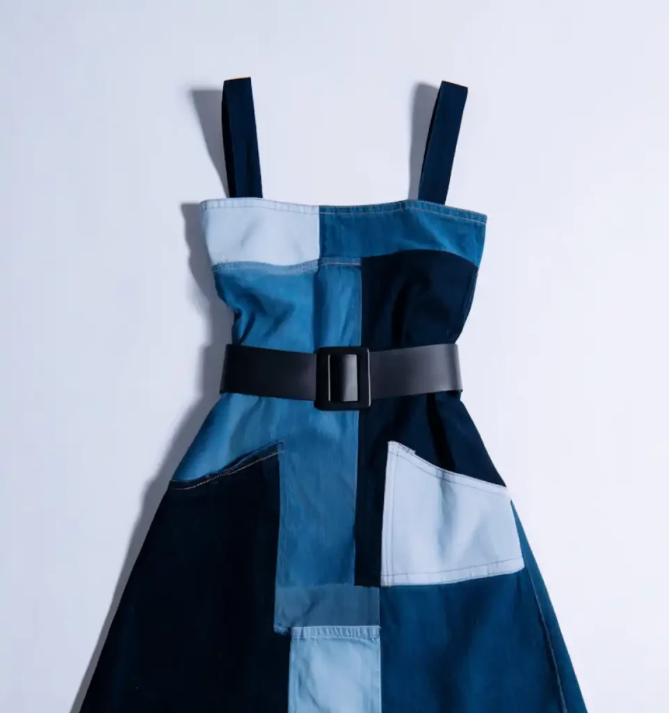 Denim Patchwork Dress test product