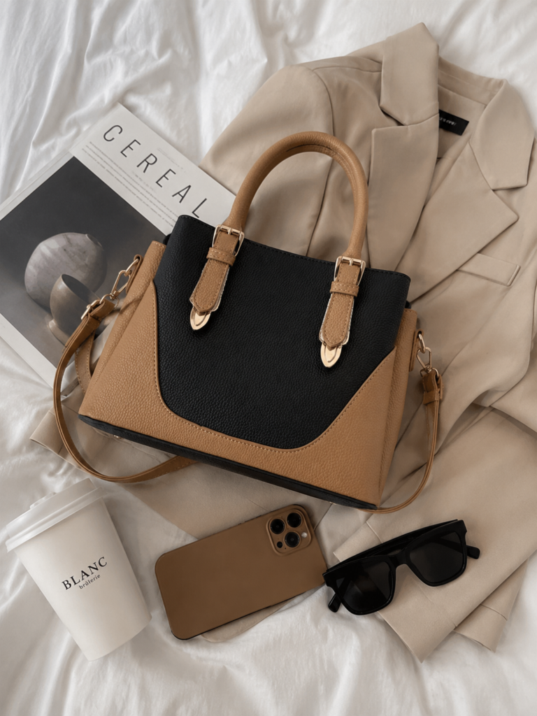 Women’s Two-Tone Handbag