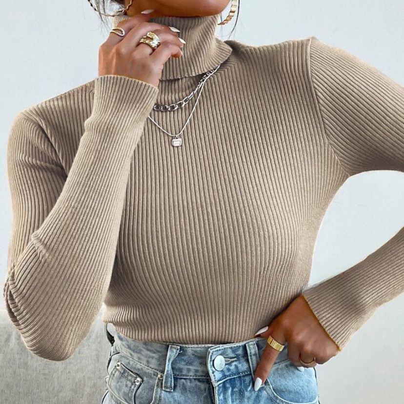 p1 Women’s Turtleneck Long Sleeve Top