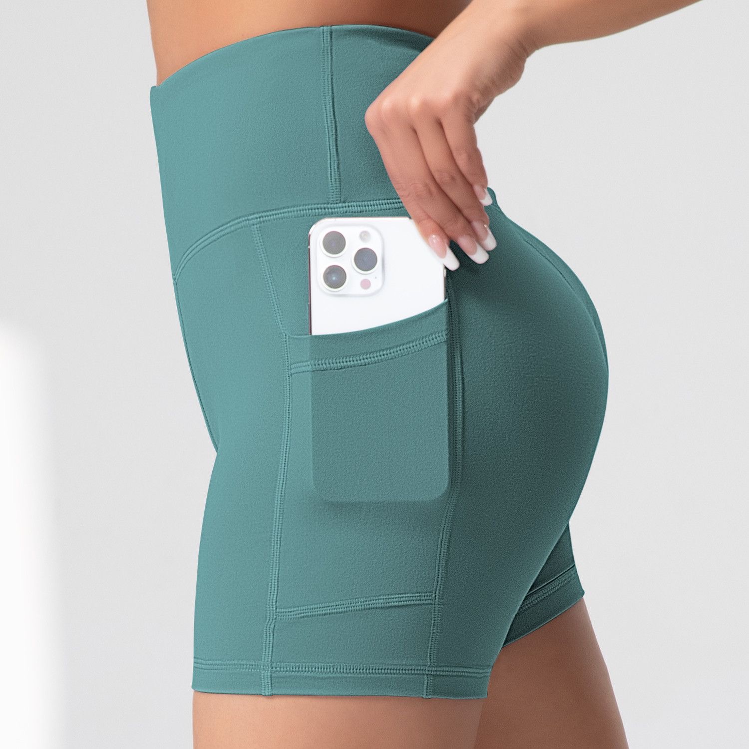 p2Women’s High-Waisted Gym Shorts